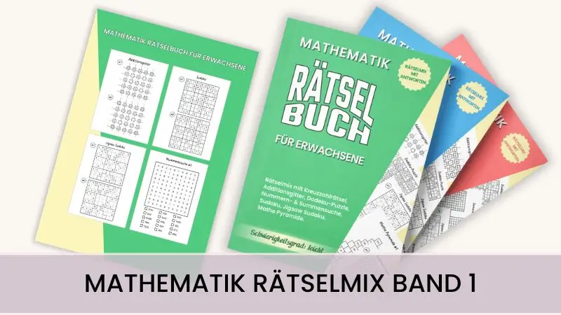 Mathematik Rätselmix mit Lösungen Band 1