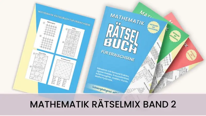 Mathematik Rätselmix mit Lösungen Band 2