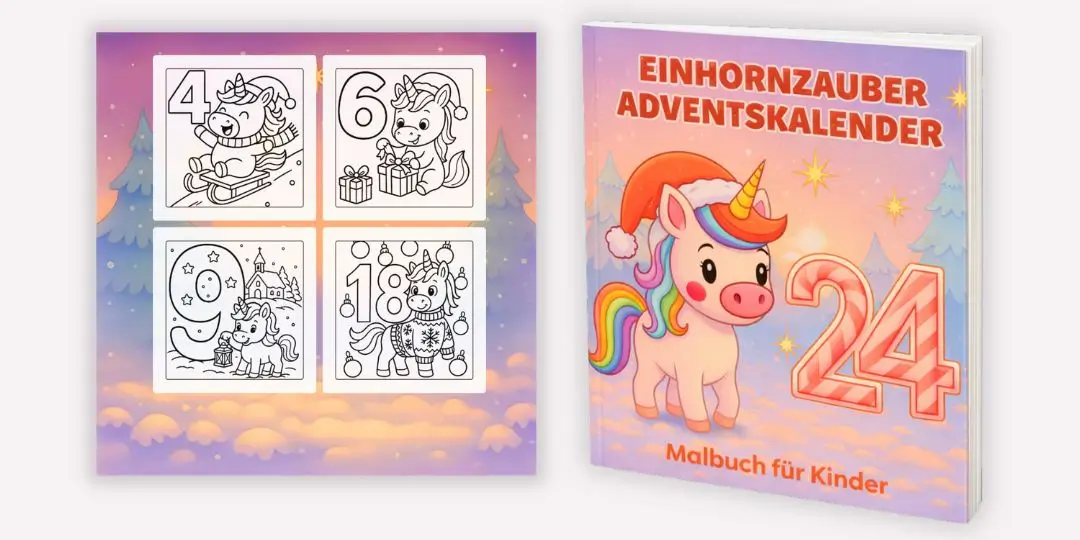Adventskalender für Kinder: Einhornzauber