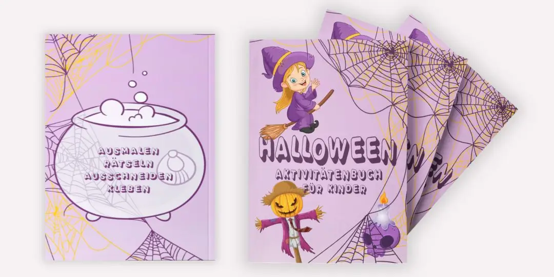 Halloween Beschäftigungsbuch für Kinder