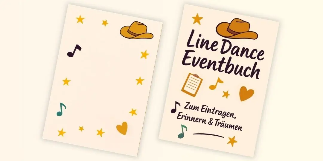 Line Dance Eventbuch Eventbuch für Line Dancer