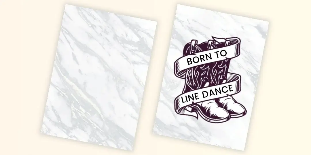 Line Dance Notizbuch - Born to Line Dance Line Dance Notizbuch mit Spruch: Born to Line Dance