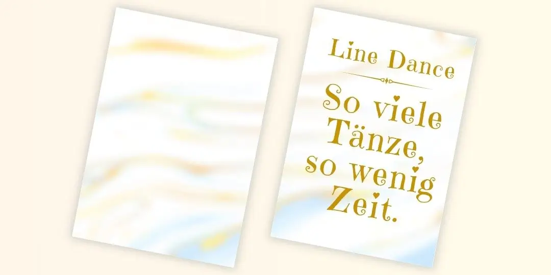 Line Dance Notizbuch - So viele Tänze Line Dance Notizbuch - So viele Tänze, so wenig Zeit