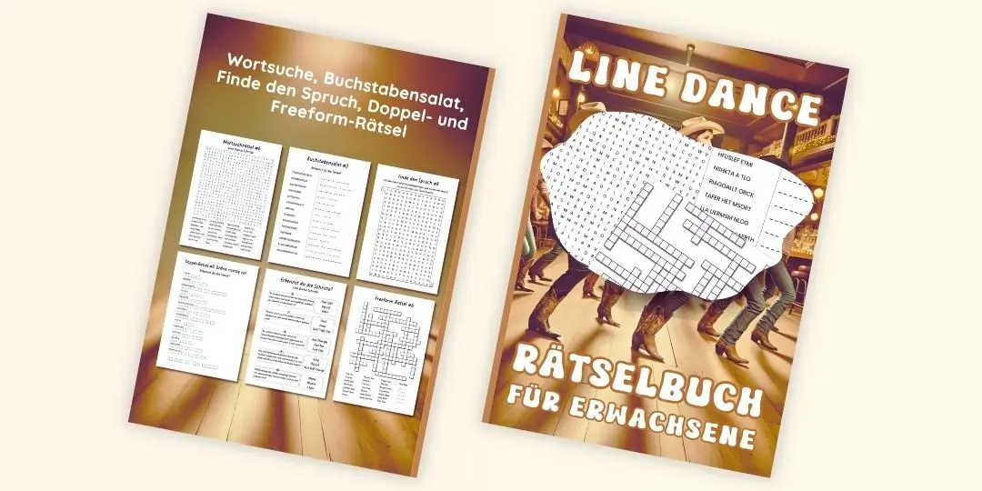Line Dance Rätselbuch Rätselbuch rund ums Thema Line Dance