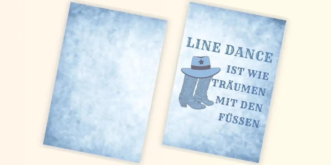 Notizbuch - Line Dance ist wie träumen mit den Füßen Line Dance ist wie träumen mit den Füßen - Notizbuch