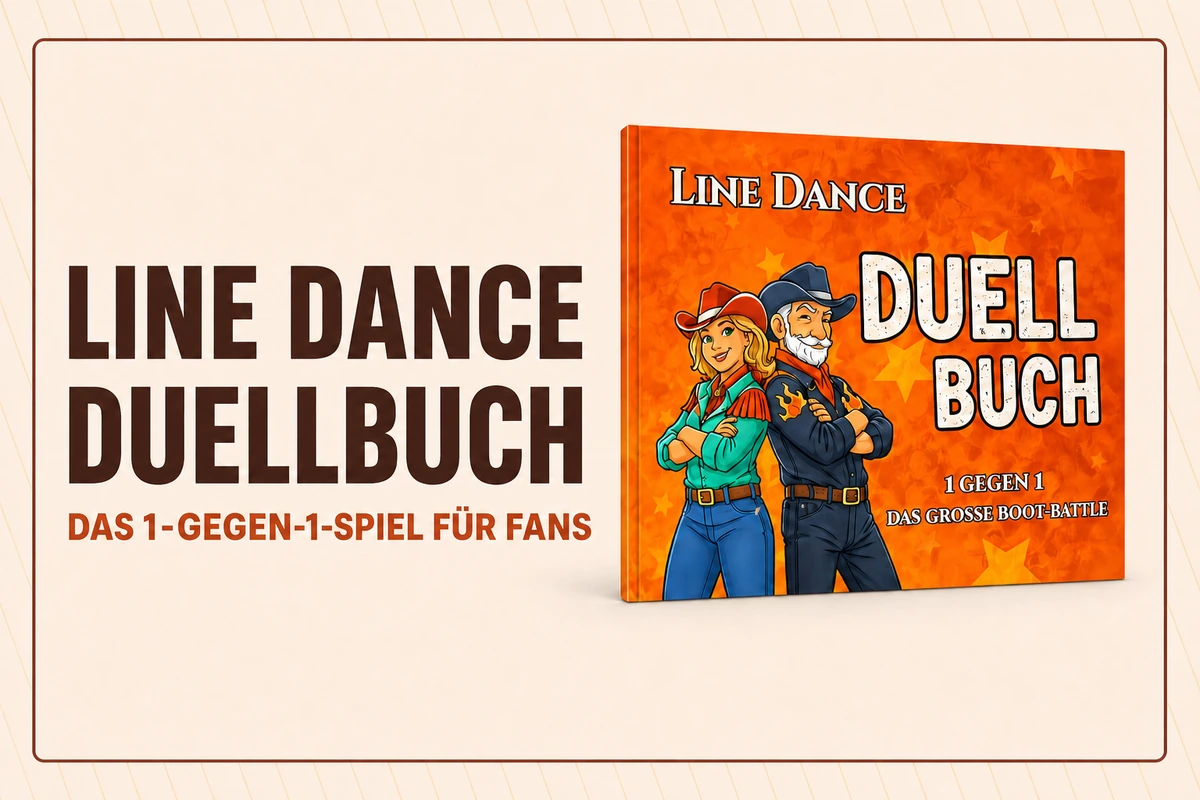 Line Dance Duellbuch als 1-gegen-1-Spiel für zwei Fans