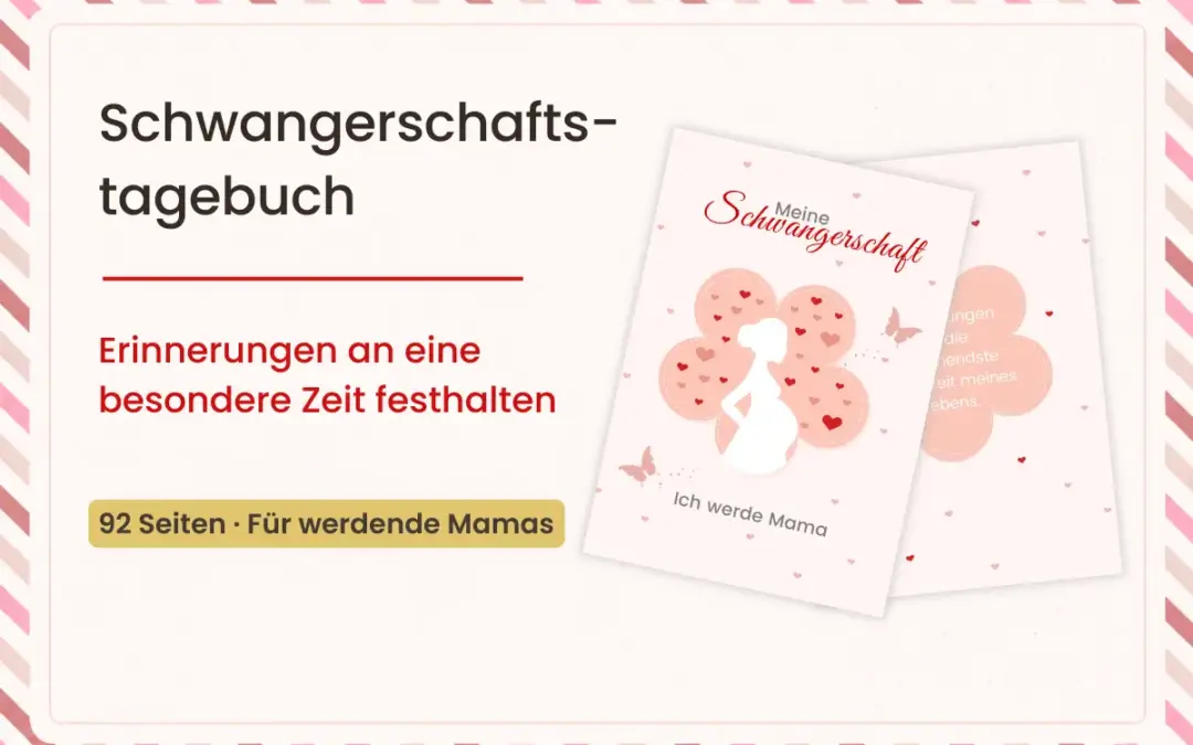 Schwangerschaftstagebuch als Geschenkidee für werdende Mamas